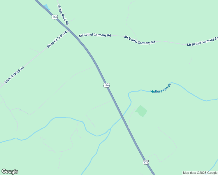 map of restaurants, bars, coffee shops, grocery stores, and more near 15347 U.S. 176 in Newberry