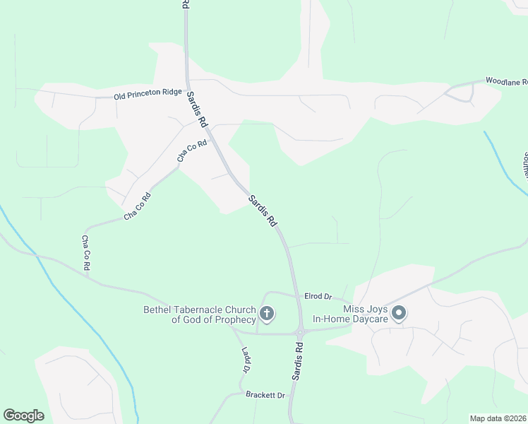 map of restaurants, bars, coffee shops, grocery stores, and more near 4178-4188 Sardis Road in Gainesville