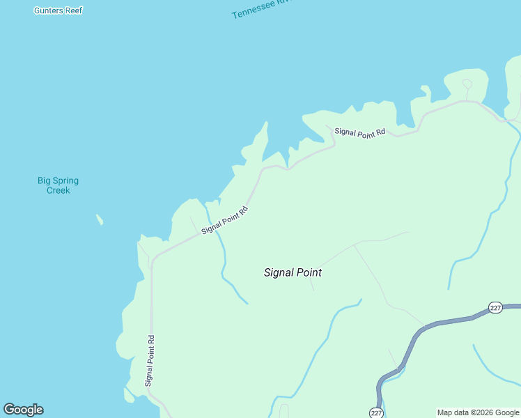 map of restaurants, bars, coffee shops, grocery stores, and more near 1420 Signal Point Road in Guntersville