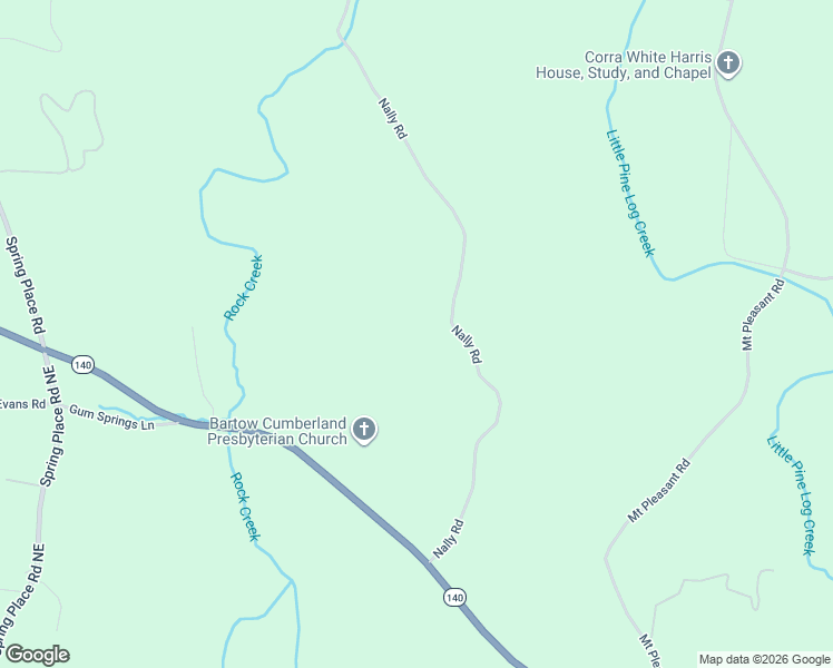 map of restaurants, bars, coffee shops, grocery stores, and more near 59 Nally Road in Rydal