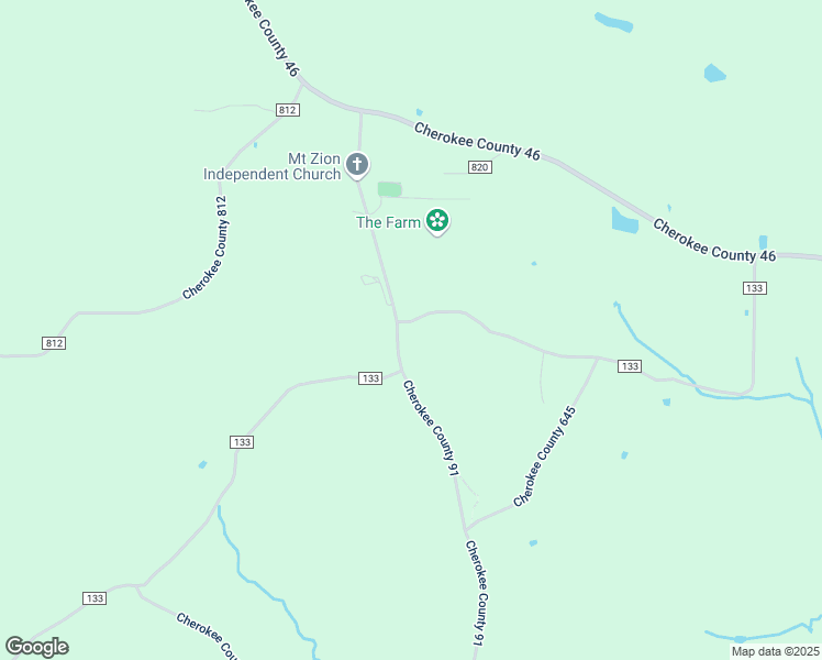 map of restaurants, bars, coffee shops, grocery stores, and more near 2030 County Road 133 in Gaylesville