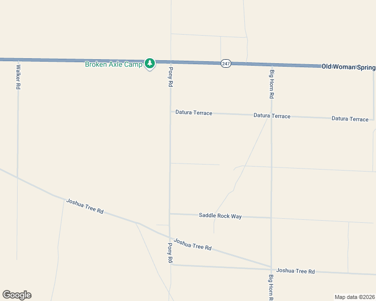 map of restaurants, bars, coffee shops, grocery stores, and more near 48174 Firethorn Way in Johnson Valley