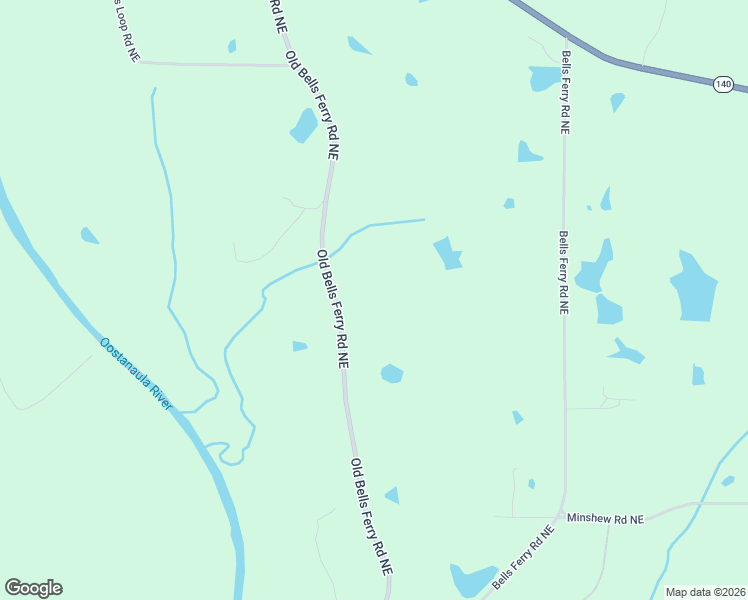 map of restaurants, bars, coffee shops, grocery stores, and more near 552 Old Bells Ferry Road Northeast in Rome