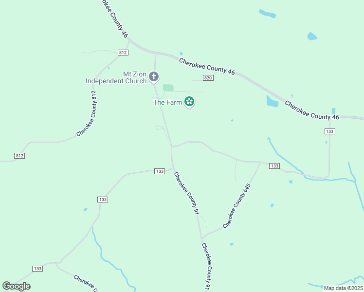 map of restaurants, bars, coffee shops, grocery stores, and more near 2030 County Road 133 in Gaylesville