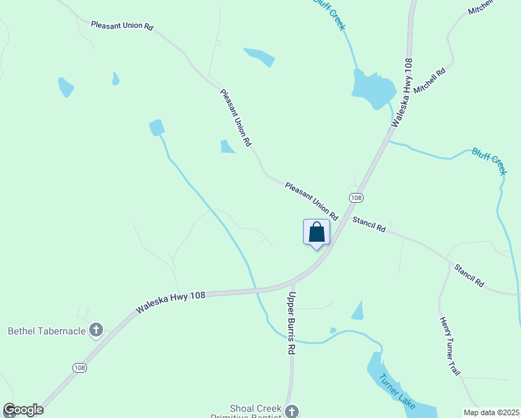 map of restaurants, bars, coffee shops, grocery stores, and more near 375 Pleasant Union Road in Canton