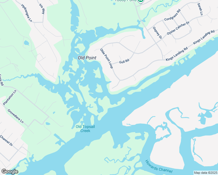 map of restaurants, bars, coffee shops, grocery stores, and more near 112 Coastal Bluffs Court in Hampstead