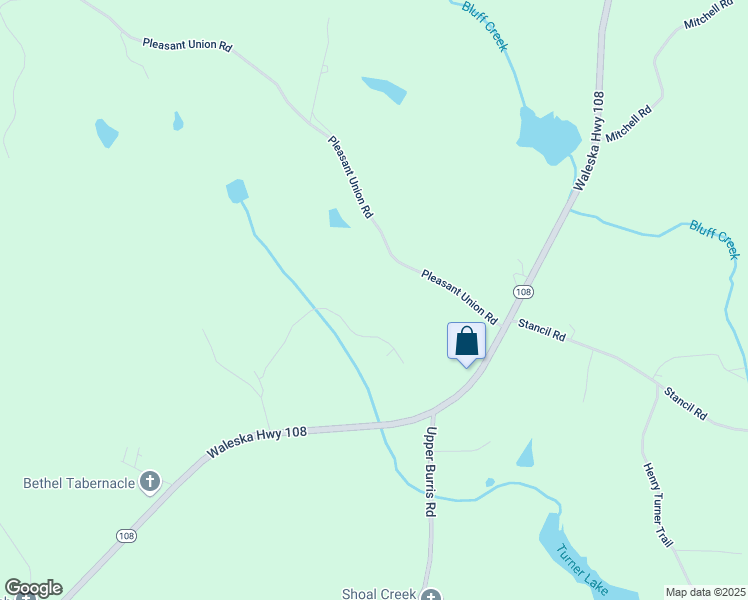 map of restaurants, bars, coffee shops, grocery stores, and more near 375 Pleasant Union Road in Canton