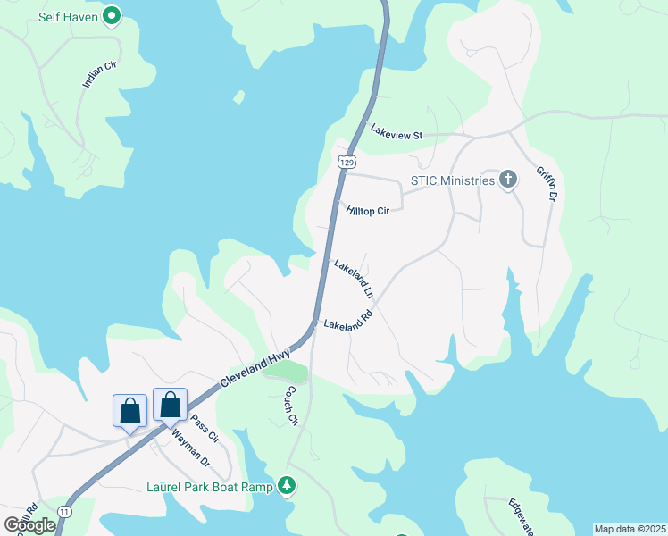 map of restaurants, bars, coffee shops, grocery stores, and more near 3206 Lakeland Lane in Gainesville