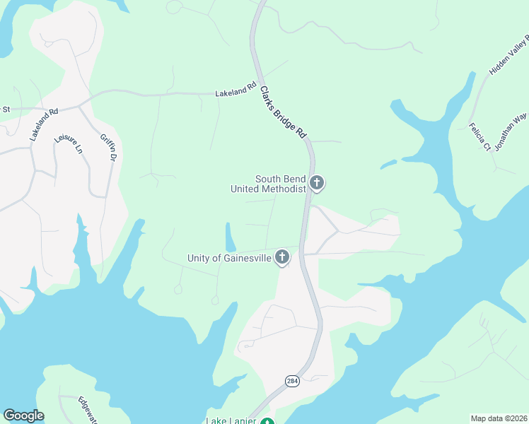 map of restaurants, bars, coffee shops, grocery stores, and more near 3406 Southview Trail in Gainesville