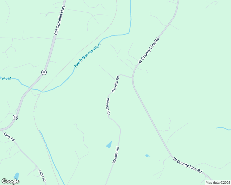 map of restaurants, bars, coffee shops, grocery stores, and more near 5684 Woodlin Road in Lula