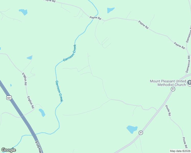 map of restaurants, bars, coffee shops, grocery stores, and more near Charity Drive in Banks County