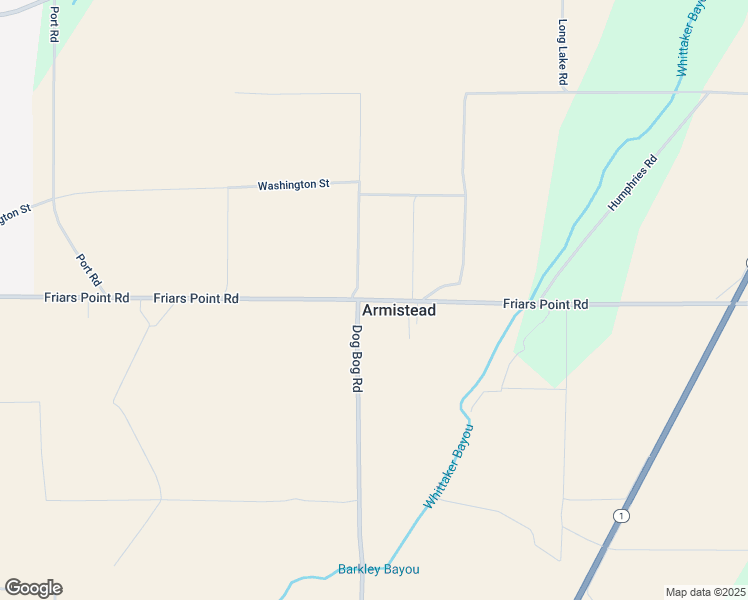 map of restaurants, bars, coffee shops, grocery stores, and more near 381 Friars Point Road in Coahoma