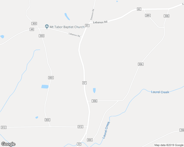 map of restaurants, bars, coffee shops, grocery stores, and more near 4596 County Road 57 in Dawson