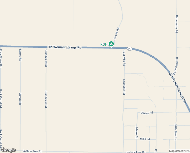 map of restaurants, bars, coffee shops, grocery stores, and more near Johnson Valley in Johnson Valley