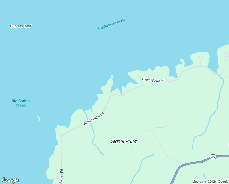 map of restaurants, bars, coffee shops, grocery stores, and more near 1501 Signal Point Road in Guntersville