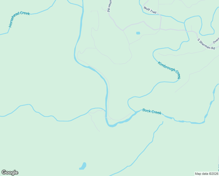 map of restaurants, bars, coffee shops, grocery stores, and more near Buck Creek Road in Antlers