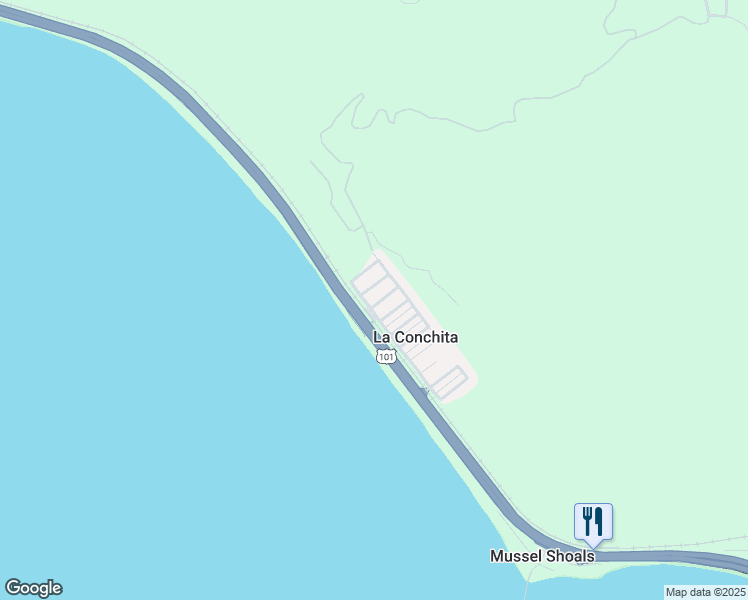 map of restaurants, bars, coffee shops, grocery stores, and more near 7057 North Sunland Avenue in Ventura