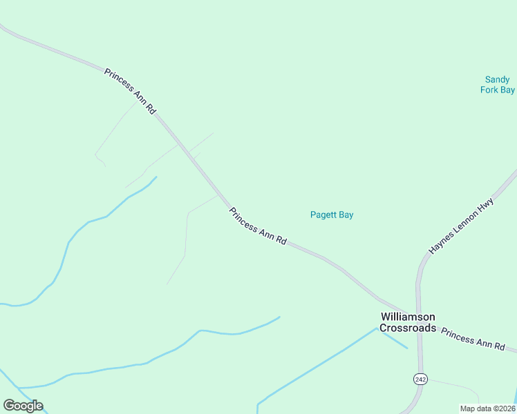 map of restaurants, bars, coffee shops, grocery stores, and more near 4758 Princess Ann Road in Chadbourn