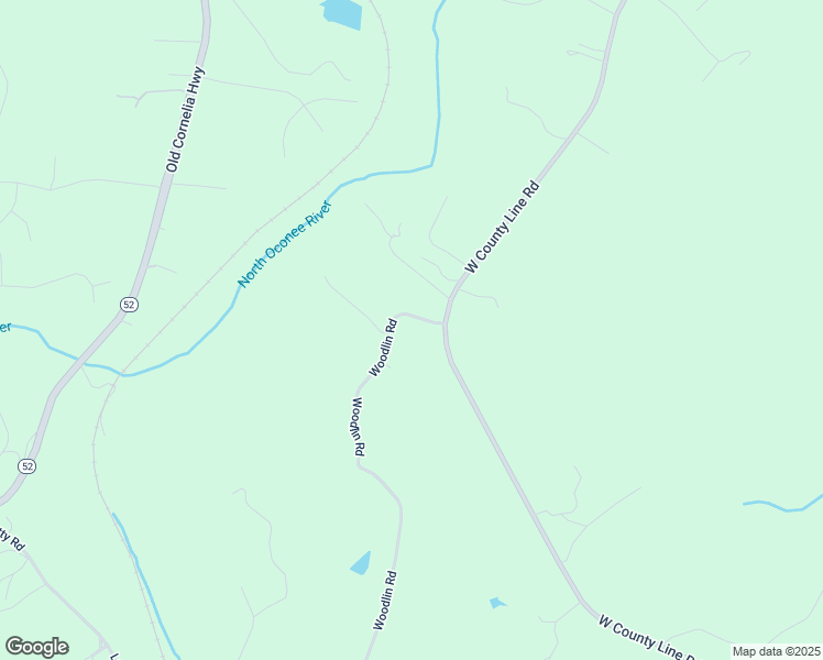 map of restaurants, bars, coffee shops, grocery stores, and more near 5711 Woodlin Road in Lula