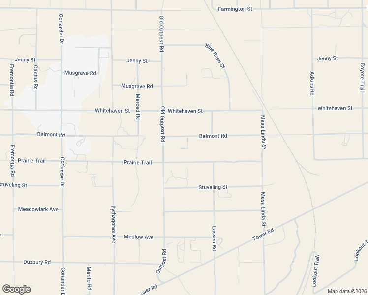 map of restaurants, bars, coffee shops, grocery stores, and more near 12177 Belmont Road in Oak Hills