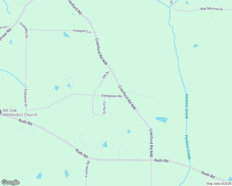 map of restaurants, bars, coffee shops, grocery stores, and more near 701 Evergreen Road in Arab