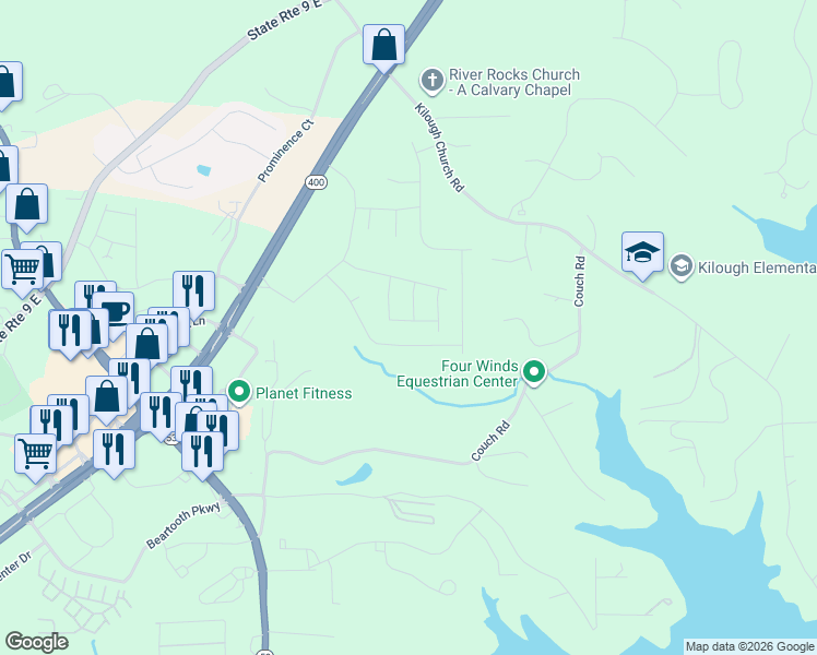 map of restaurants, bars, coffee shops, grocery stores, and more near in Dawsonville