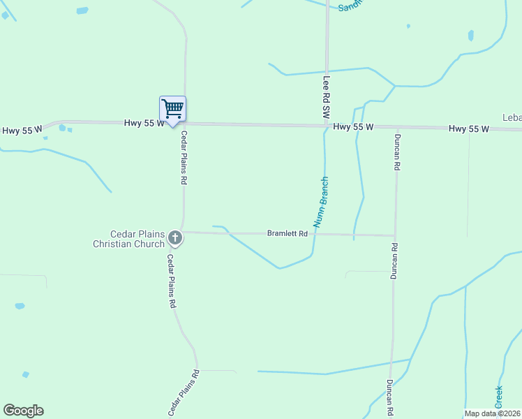 map of restaurants, bars, coffee shops, grocery stores, and more near 237 Bramlett Road in Falkville