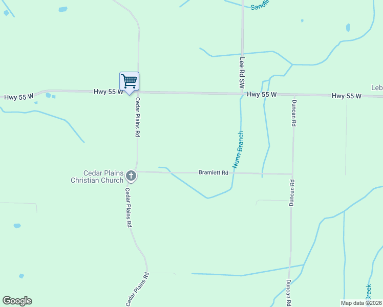 map of restaurants, bars, coffee shops, grocery stores, and more near 237 Bramlett Road in Falkville