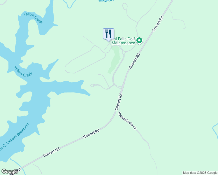 map of restaurants, bars, coffee shops, grocery stores, and more near 4 Lakeside Drive in Dawsonville