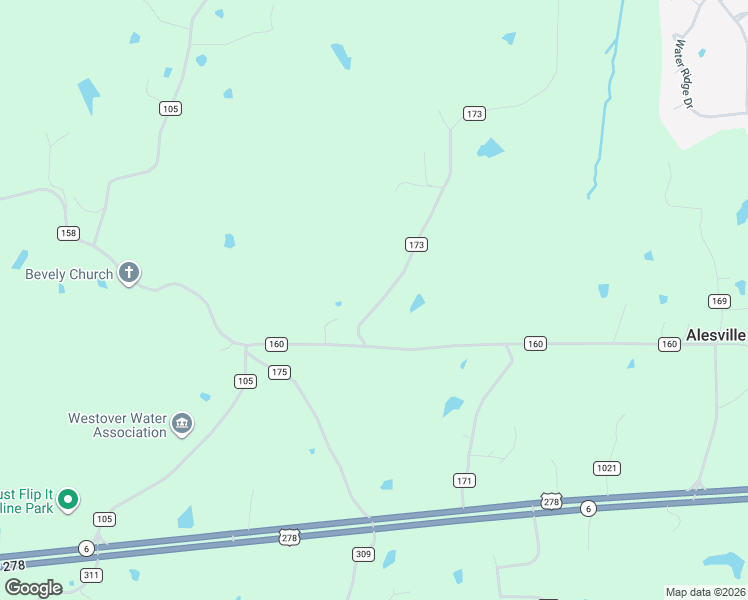 map of restaurants, bars, coffee shops, grocery stores, and more near County Road 173 in Oxford