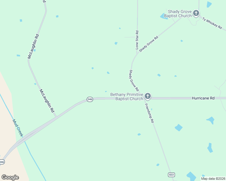 map of restaurants, bars, coffee shops, grocery stores, and more near 5130 Mississippi 346 in Pontotoc