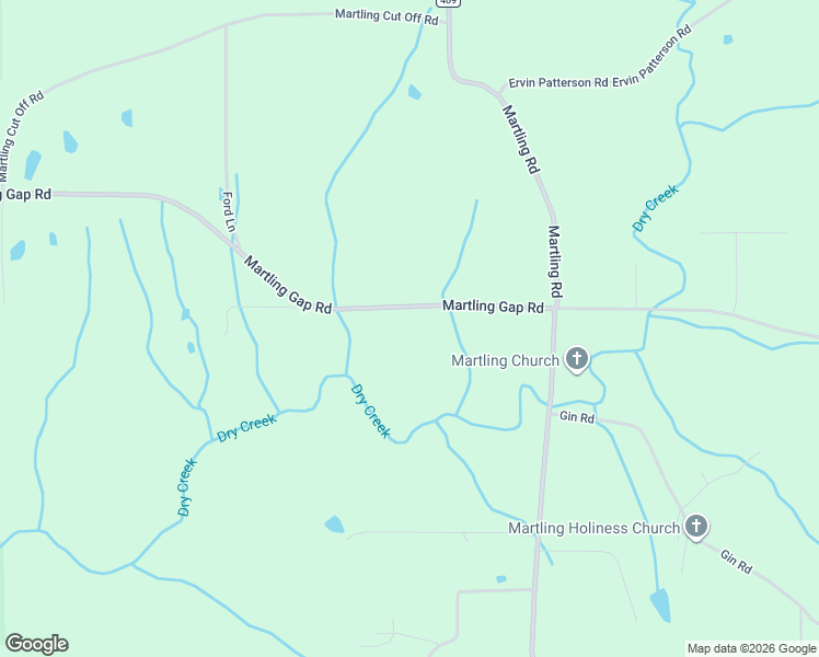 map of restaurants, bars, coffee shops, grocery stores, and more near 2350 Martling Gap Road in Albertville