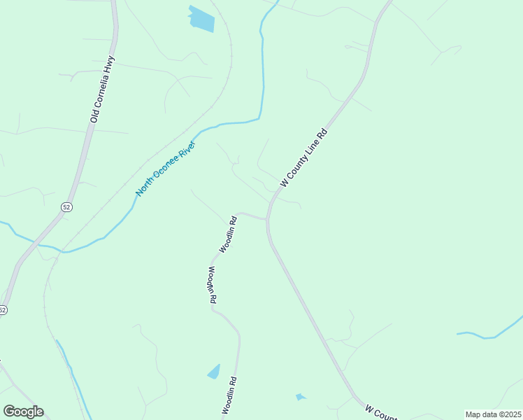 map of restaurants, bars, coffee shops, grocery stores, and more near 5711 Woodlin Road in Lula