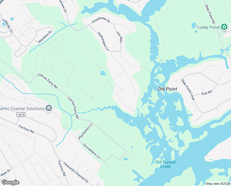 map of restaurants, bars, coffee shops, grocery stores, and more near 555 Howards Landing Rd in Hampstead