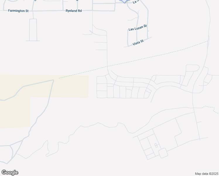 map of restaurants, bars, coffee shops, grocery stores, and more near 17209 Harpers Ferry Street in Hesperia