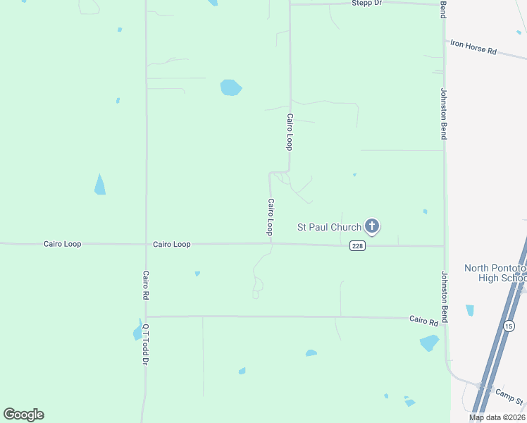 map of restaurants, bars, coffee shops, grocery stores, and more near 5210 Cairo Loop in Ecru