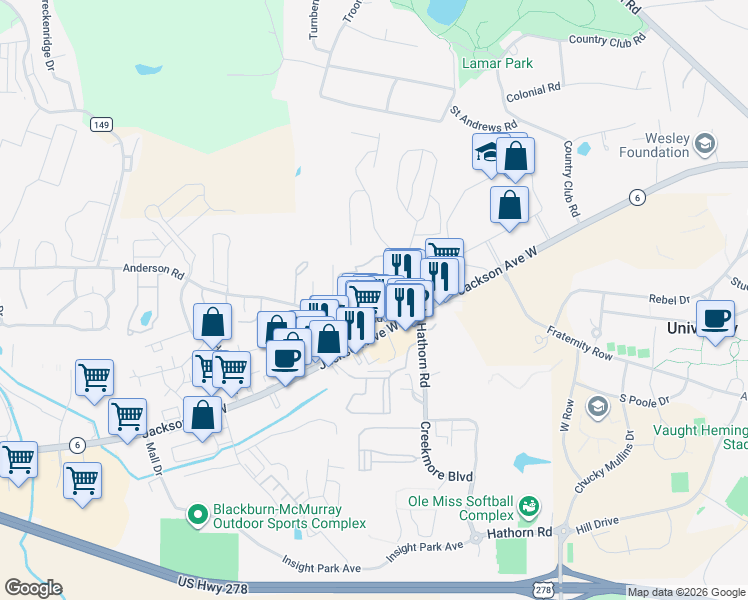 map of restaurants, bars, coffee shops, grocery stores, and more near 204 Edinburgh Way in Oxford