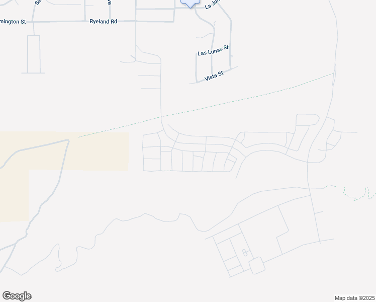 map of restaurants, bars, coffee shops, grocery stores, and more near Luray Street in Hesperia