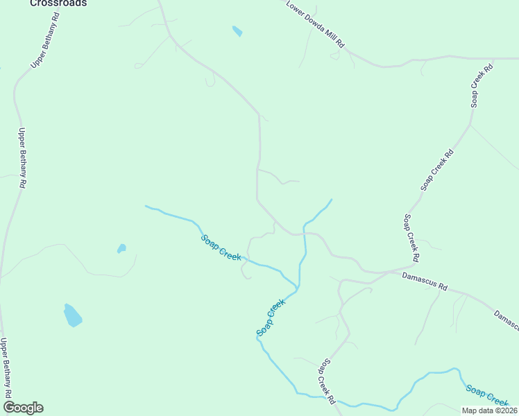 map of restaurants, bars, coffee shops, grocery stores, and more near 2865 Damascus Road in Ball Ground