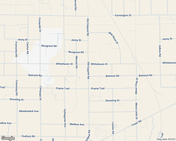 map of restaurants, bars, coffee shops, grocery stores, and more near Old Outpost Road in Oak Hills