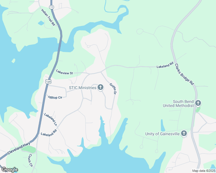 map of restaurants, bars, coffee shops, grocery stores, and more near 3626 Griffin Drive in Gainesville