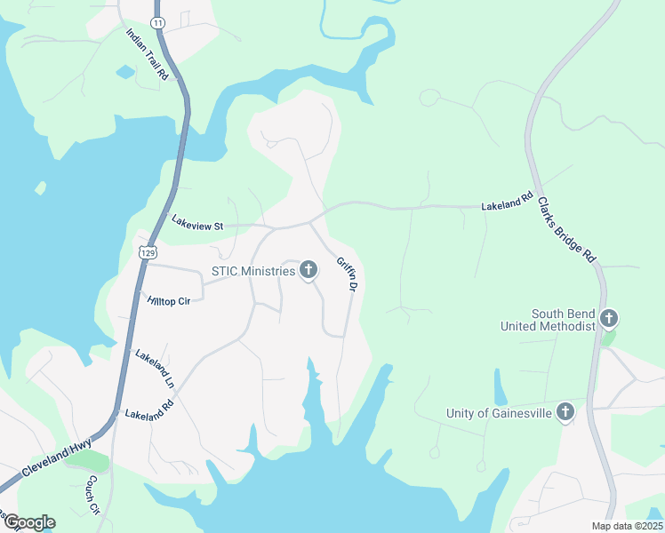 map of restaurants, bars, coffee shops, grocery stores, and more near 3626 Griffin Drive in Gainesville