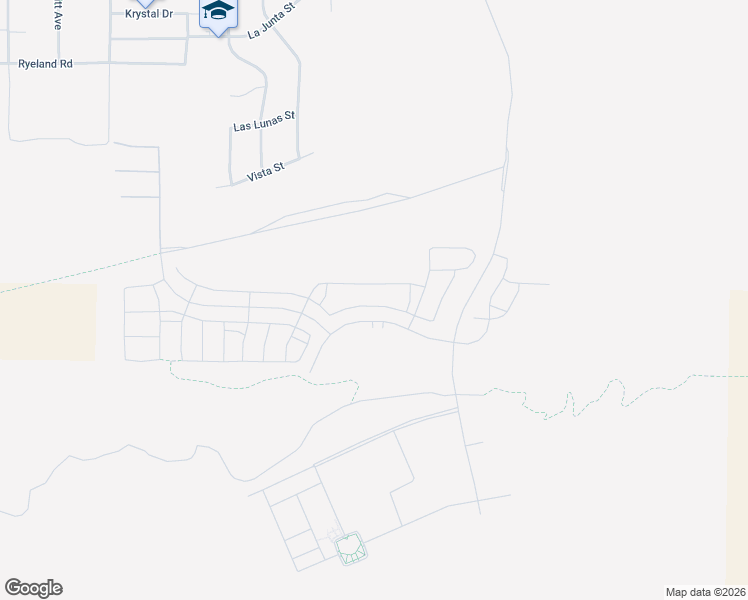 map of restaurants, bars, coffee shops, grocery stores, and more near 17626 Crabtree Meadows in Hesperia