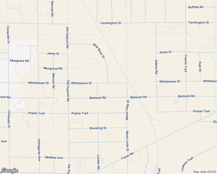 map of restaurants, bars, coffee shops, grocery stores, and more near 12389 Whitehaven Street in Hesperia