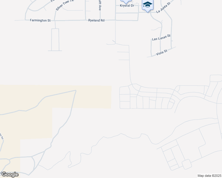 map of restaurants, bars, coffee shops, grocery stores, and more near 16920 California 173 in Hesperia