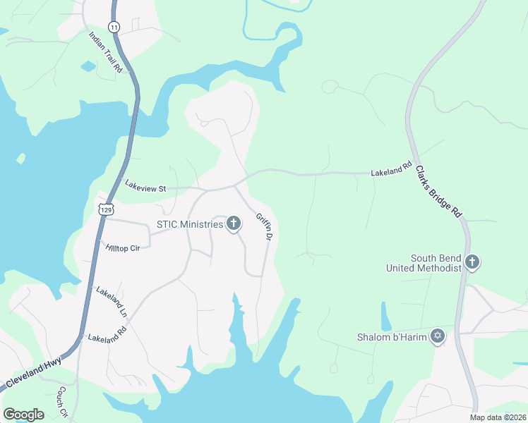 map of restaurants, bars, coffee shops, grocery stores, and more near 3637 Griffin Drive in Gainesville