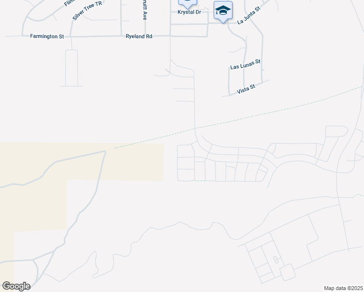 map of restaurants, bars, coffee shops, grocery stores, and more near Kent Street in Hesperia