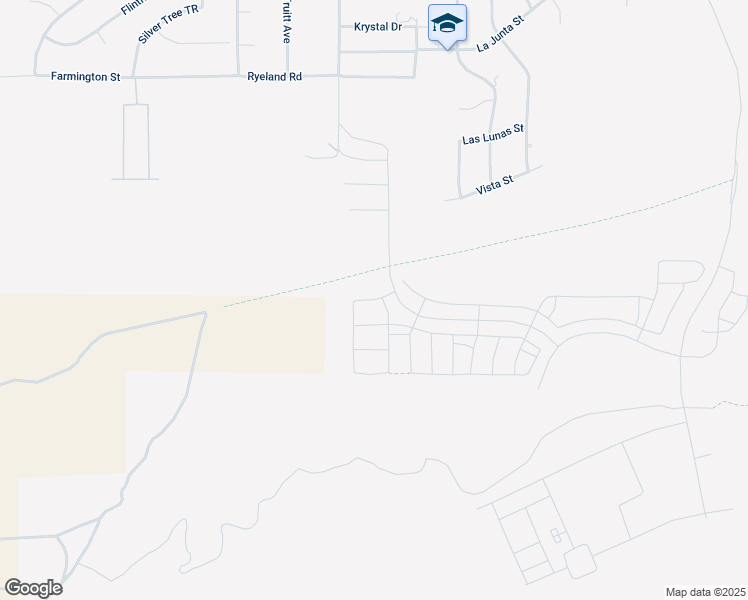 map of restaurants, bars, coffee shops, grocery stores, and more near Kent Street in Hesperia