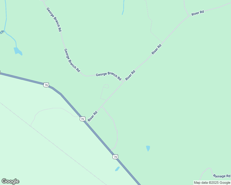 map of restaurants, bars, coffee shops, grocery stores, and more near 2674 Riser Road in Kinards