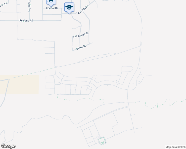 map of restaurants, bars, coffee shops, grocery stores, and more near 17490 Bassets Street in Hesperia